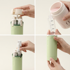 Packwell 4-in-1 Travel Bottle